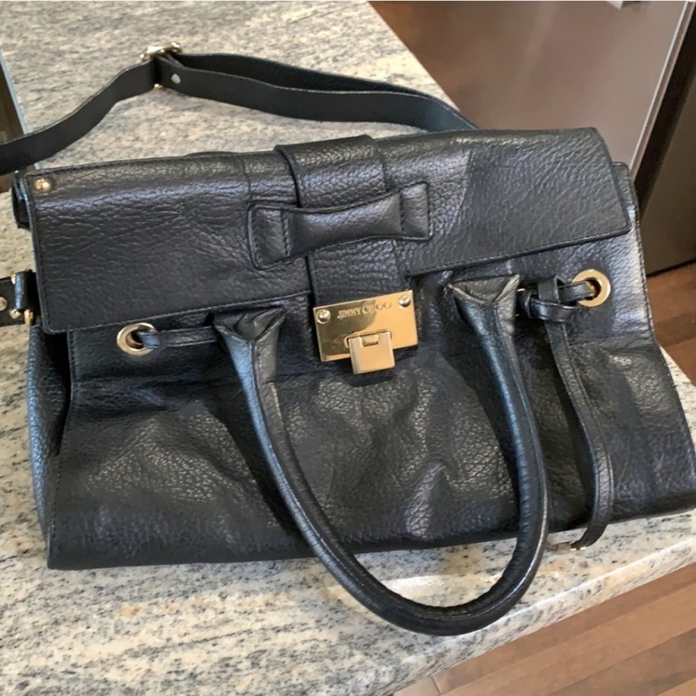 Authentic Jimmy Choo Rosalie Leather Handbag